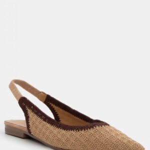 Slingback ψάθινα
