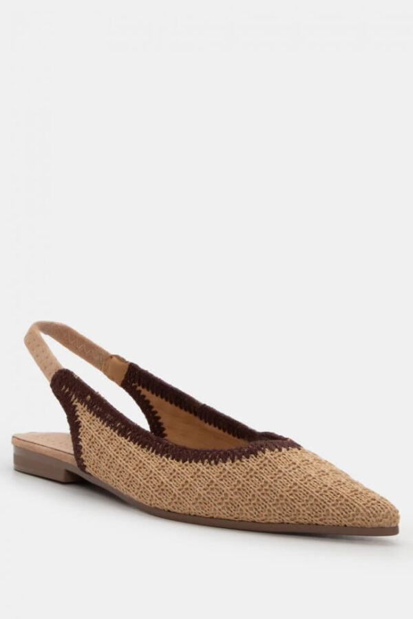 Slingback ψάθινα