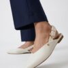 Λευκά μυτερά slingback