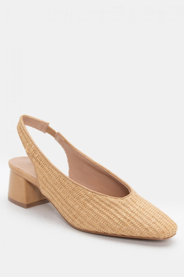 7 Slingback Γόβες με Ψάθινη Πλέξη