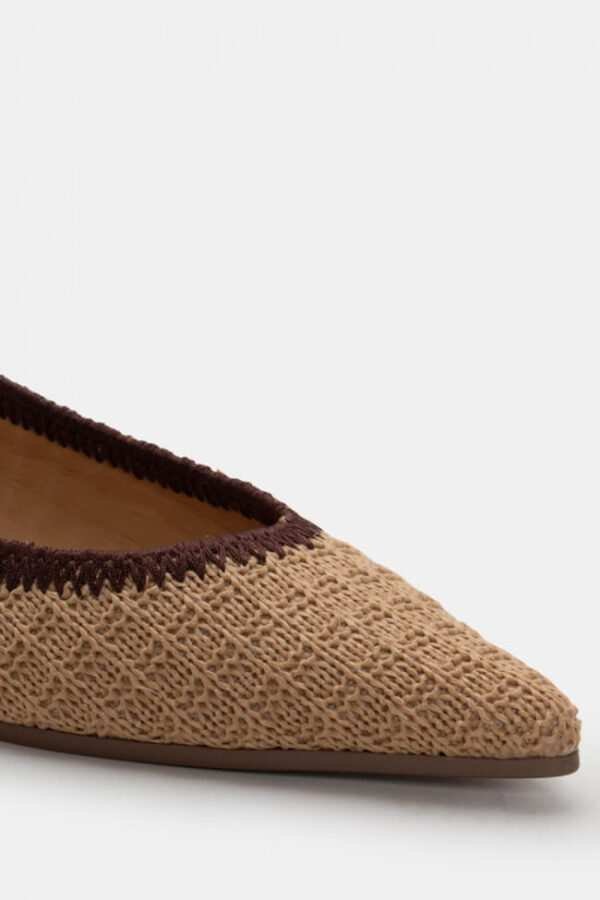 Slingback ψάθινα