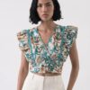 floral crop top